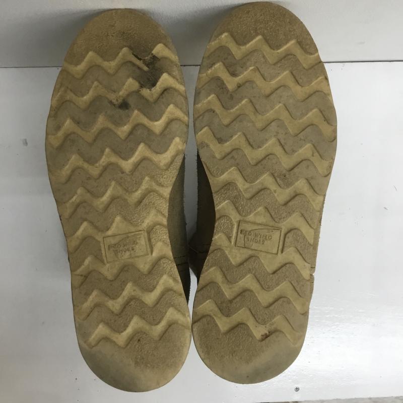 レッドウィング RED WING ブーツ 一般 ペコスブーツ スエード 90s US:8 ベージュ / ベージュ / メンズ USED 古着 中古 10101829