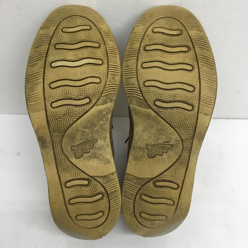 レッドウィング RED WING ブーツ 一般 スエード チャッカ サンドモハヴェラフアウト 3143 US:8.5 ベージュ / ベージュ / メンズ USED 古着 中古 10101830