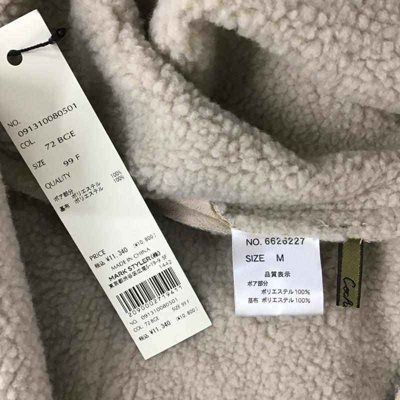 古着 USED ジャケット、上着 ジャンパー、ブルゾン フリースジャケット ボアジャケット アウター 前ボタンジャケット FREE 無地 ベージュ / ベージュ / レディース USED 古着 中古 10101853