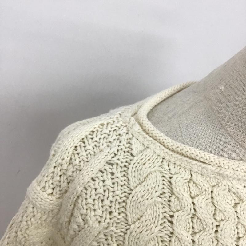 アメリカンホリック AMERICAN HOLIC ニット、セーター 長袖 M 無地 白 / ホワイト / レディース USED 古着 中古 10101885