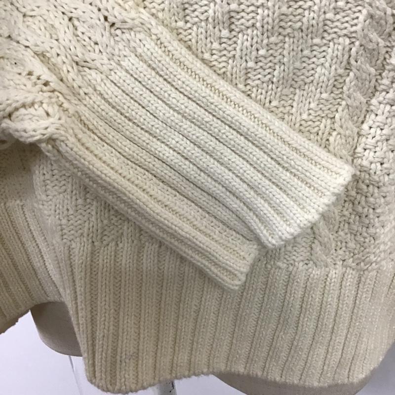 アメリカンホリック AMERICAN HOLIC ニット、セーター 長袖 M 無地 白 / ホワイト / レディース USED 古着 中古 10101885