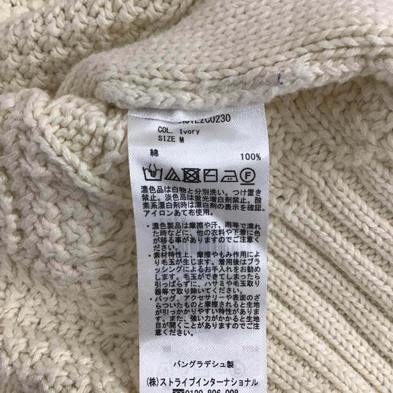 アメリカンホリック AMERICAN HOLIC ニット、セーター 長袖 M 無地 白 / ホワイト / レディース USED 古着 中古 10101885