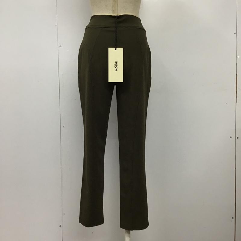 スローバイスライ THROW by SLY パンツ スラックス 030EA031-7180 0 無地 カーキ / カーキ /  レディース USED 古着 中古 10101898