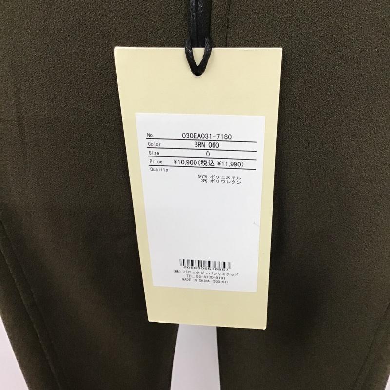 スローバイスライ THROW by SLY パンツ スラックス 030EA031-7180 0 無地 カーキ / カーキ /  レディース USED 古着 中古 10101898