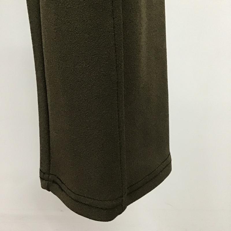 スローバイスライ THROW by SLY パンツ スラックス 030EA031-7180 0 無地 カーキ / カーキ /  レディース USED 古着 中古 10101898