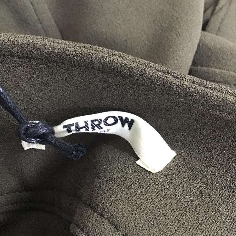 スローバイスライ THROW by SLY パンツ スラックス 030EA031-7180 0 無地 カーキ / カーキ /  レディース USED 古着 中古 10101898