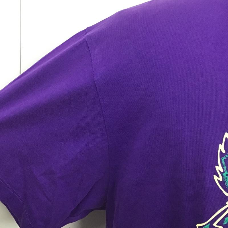ケンゾー KENZO Tシャツ 半袖 FA55TS0504YA 半袖Tシャツ プリントTシャツ 半袖カットソー XL プリント 紫 / パープル / メンズ USED 古着 中古 10101902