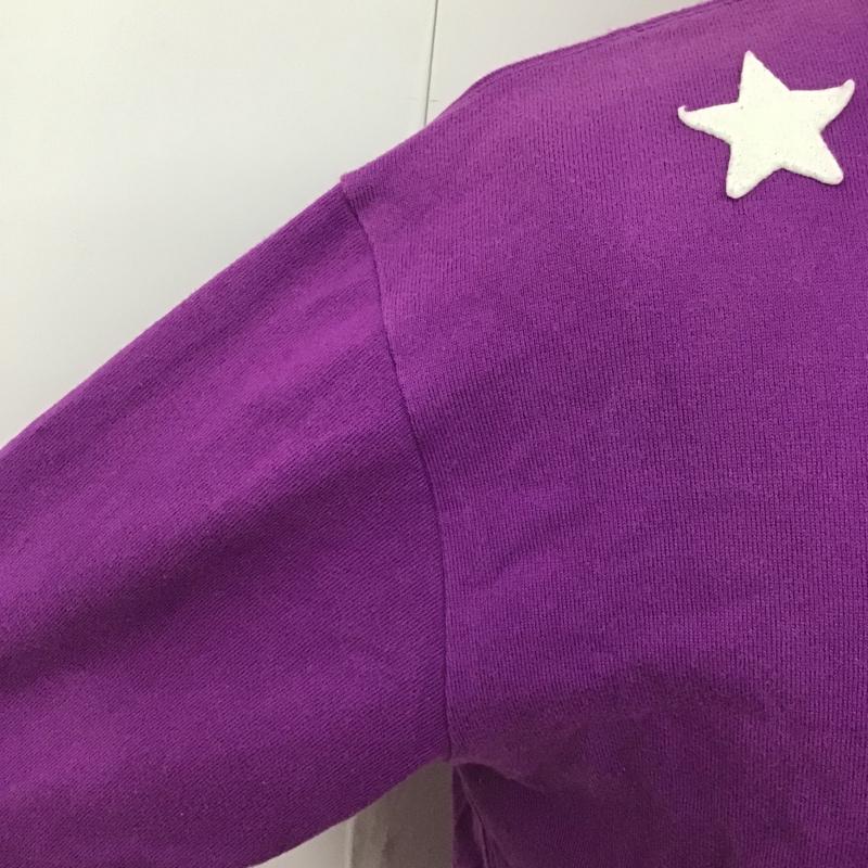 エフエイティー FAT Tシャツ 半袖 半袖カットソー プリントTシャツ クルーネックカットソー ロゴ、文字 紫 / パープル / メンズ USED 古着 中古 10101917
