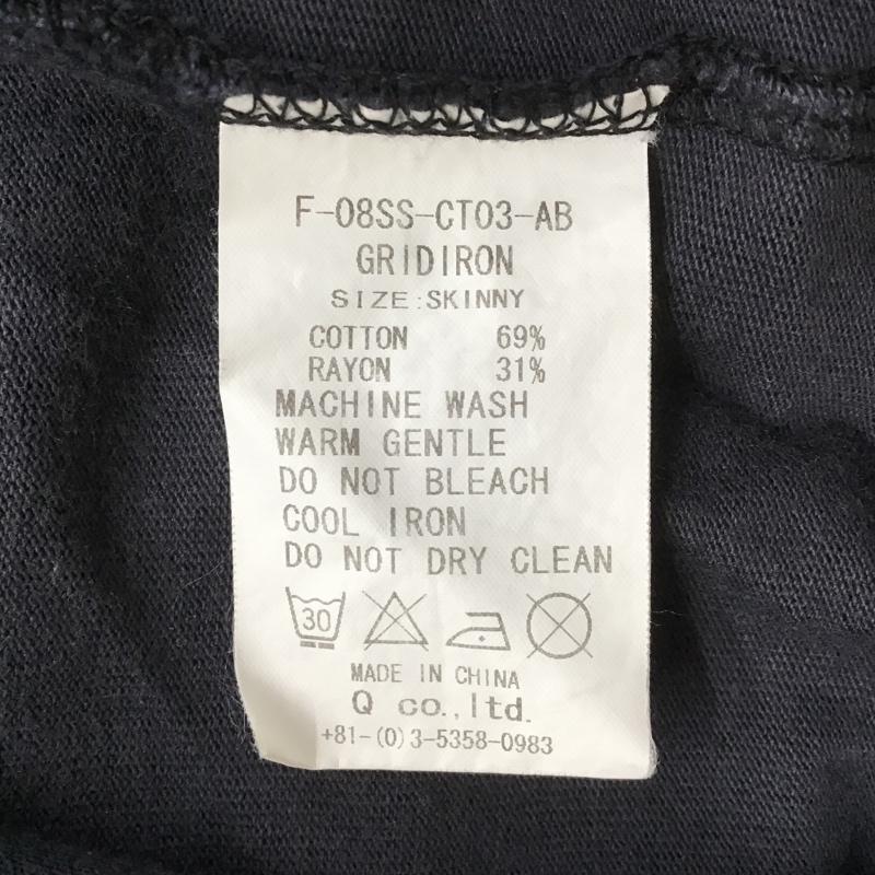 エフエイティー FAT Tシャツ 半袖 半袖カットソー プリントTシャツ クルーネックカットソー ロゴ、文字 黒 / ブラック / X 黄 / イエロー / メンズ USED 古着 中古 10101918