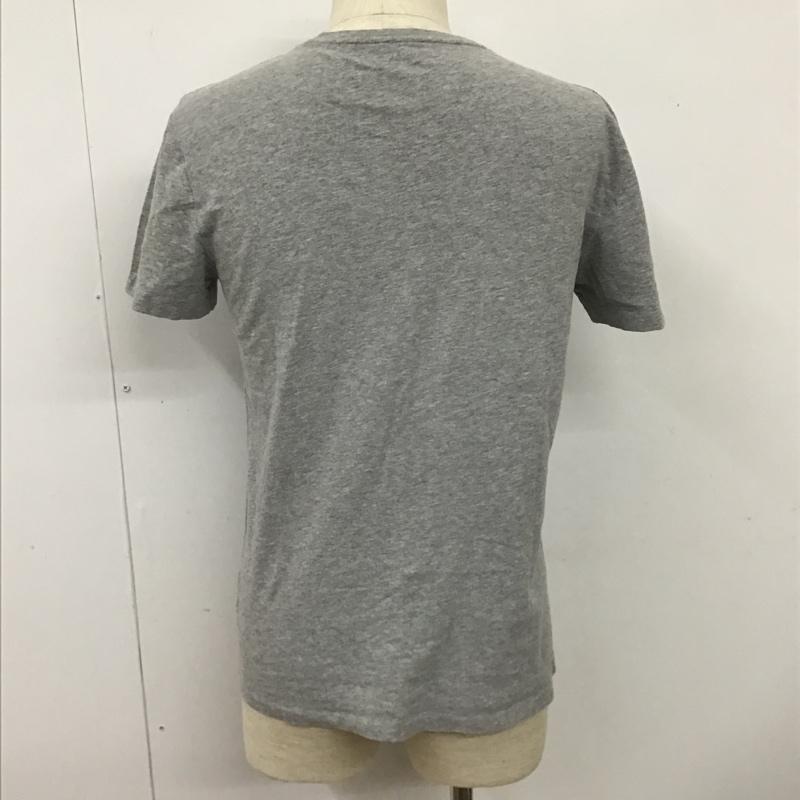 ポロラルフローレン POLO RALPH LAUREN Tシャツ 半袖 半袖カットソー 刺繍Tシャツ クルーネックカットソー S ロゴ、文字 灰 / グレー / メンズ USED 古着 中古 10101922