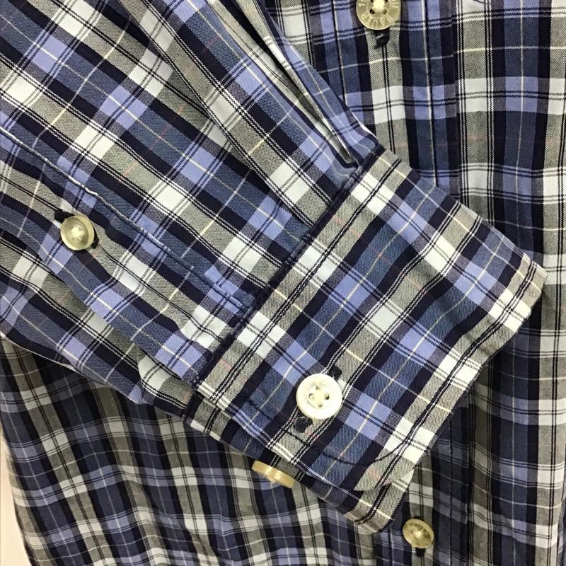エディーバウアー Eddie Bauer シャツ、ブラウス 長袖 長袖シャツ カラーシャツ チェックシャツ 長袖カットソー ボタンダウンシャツ M チェック マルチカラー / マルチカラー / メンズ USED 古着 中古 10101930