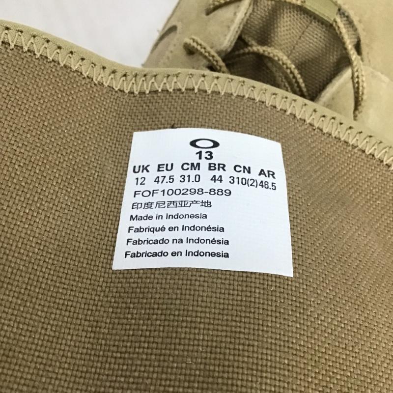 オークリー OAKLEY アウトドアシューズ アウトドアシューズ FOF100298-889 Coyote Boot スニーカー 31cm ロゴ、文字 ベージュ / ベージュ / メンズ USED 古着 中古 10101962