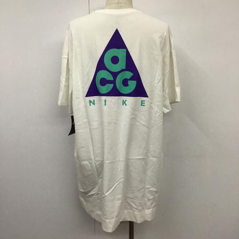 ナイキ NIKE Tシャツ 半袖 AO4643-100 NIKEACG Tシャツ 半袖カットソー プリントTシャツ XL ロゴ、文字 白 / ホワイト / メンズ USED 古着 中古 10101970