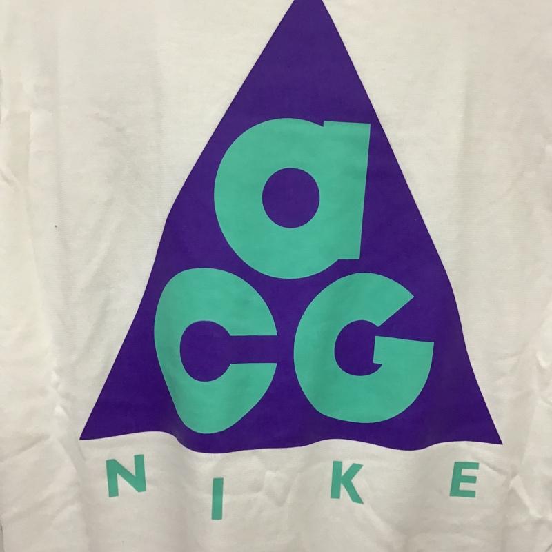 ナイキ NIKE Tシャツ 半袖 AO4643-100 NIKEACG Tシャツ 半袖カットソー プリントTシャツ XL ロゴ、文字 白 / ホワイト / メンズ USED 古着 中古 10101970