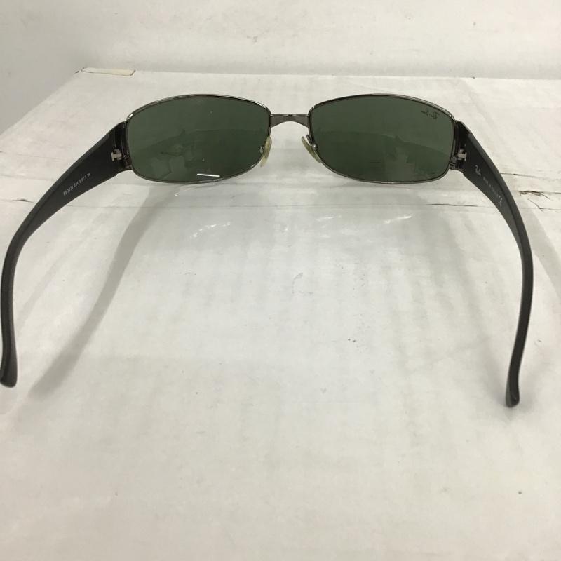 レイバン Ray-Ban めがね・サングラス サングラス RB3238 004 イタリア製 ケース付き ロゴ、文字 黒 / ブラック / X 緑 / グリーン / メンズ USED 古着 中古 10101976