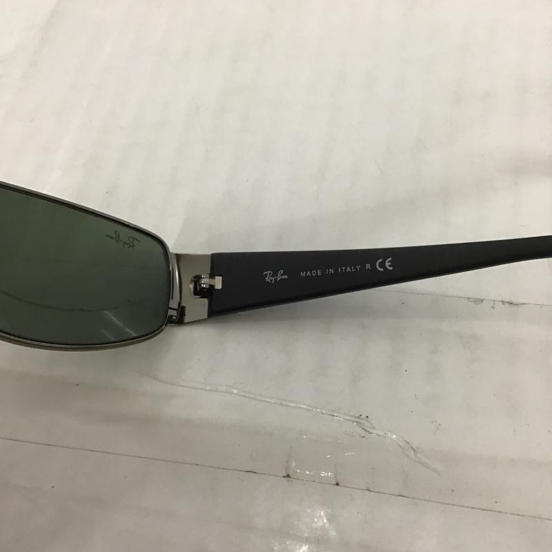 レイバン Ray-Ban めがね・サングラス サングラス RB3238 004 イタリア製 ケース付き ロゴ、文字 黒 / ブラック / X 緑 / グリーン / メンズ USED 古着 中古 10101976