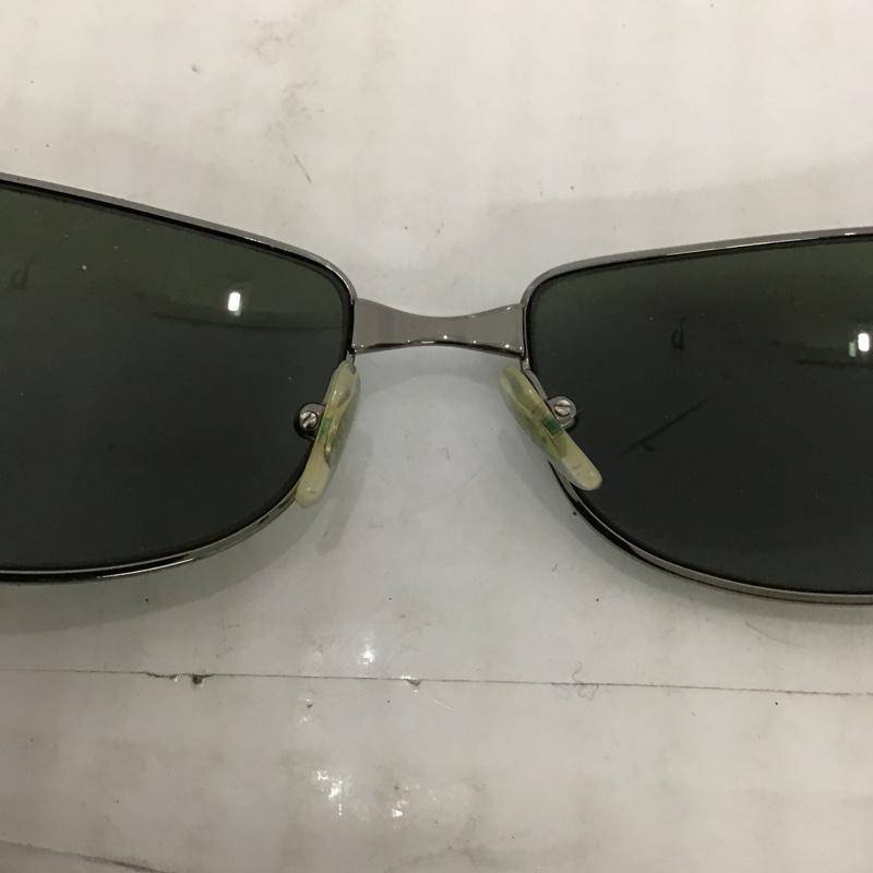 レイバン Ray-Ban めがね・サングラス サングラス RB3238 004 イタリア製 ケース付き ロゴ、文字 黒 / ブラック / X 緑 / グリーン / メンズ USED 古着 中古 10101976