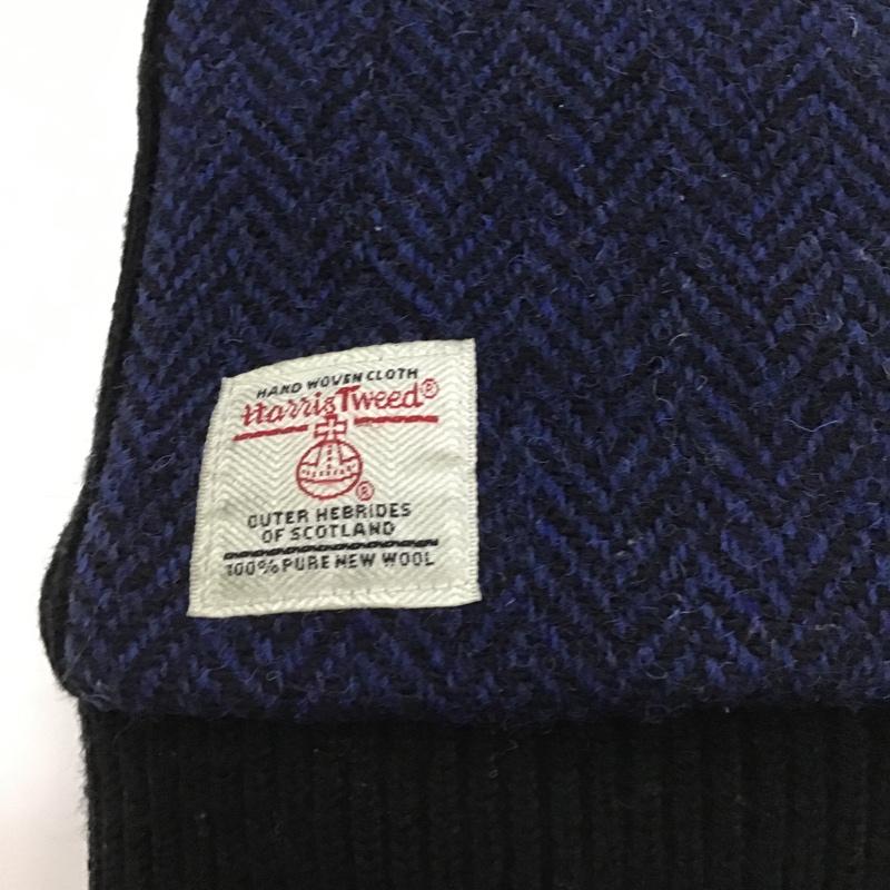 ハリスツイード HARRIS TWEED ファッション小物 手袋 ウール ロゴ、文字 黒 / ブラック / X 青 / ブルー / メンズ USED 古着 中古 10101983