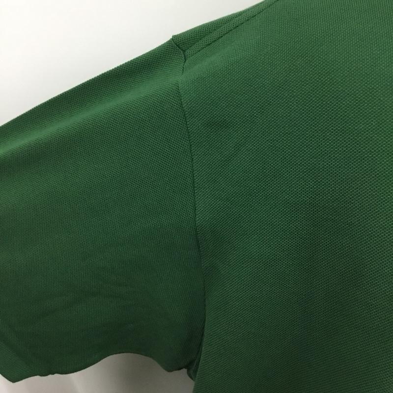 ラコステ LACOSTE ポロシャツ 半袖 半袖カットソー ポロシャツ カラーシャツ カジュアルシャツ XXL ロゴ、文字 緑 / グリーン / メンズ USED 古着 中古 10102000