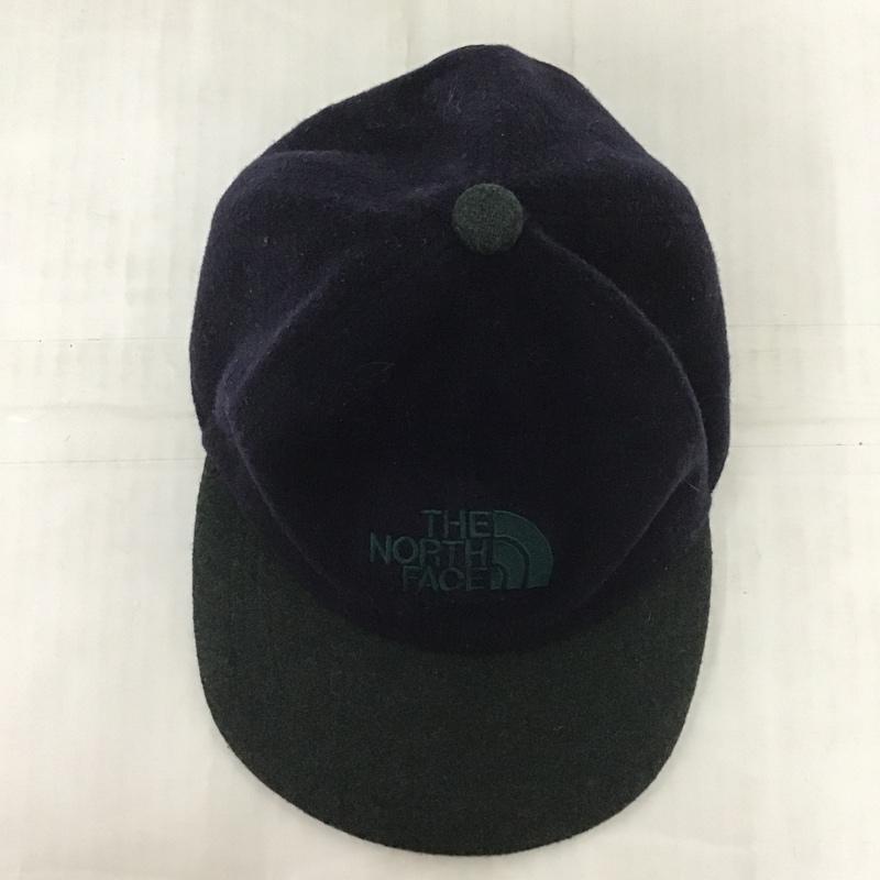 ザノースフェイス THE NORTH FACE 帽子 キャップ NN-9082 FREE ロゴ、文字 緑 / グリーン / X 紺 / ネイビー / メンズ USED 古着 中古 10102007