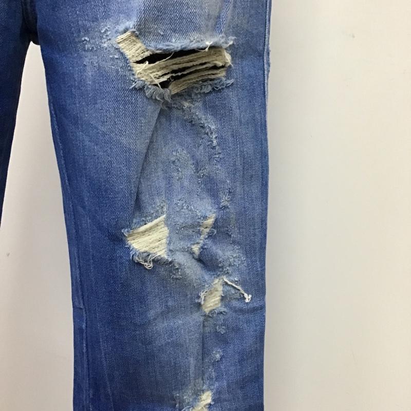 ザラ ZARA パンツ デニム、ジーンズ デニムパンツ スリムパンツ ストレッチパンツ ジーンズ 36 無地 インディゴ / インディゴ /  レディース USED 古着 中古 10102040