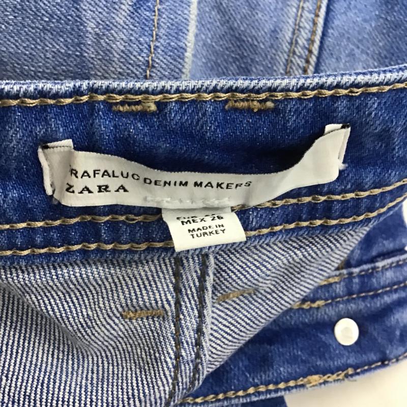 ザラ ZARA パンツ デニム、ジーンズ デニムパンツ スリムパンツ ストレッチパンツ ジーンズ 36 無地 インディゴ / インディゴ /  レディース USED 古着 中古 10102040