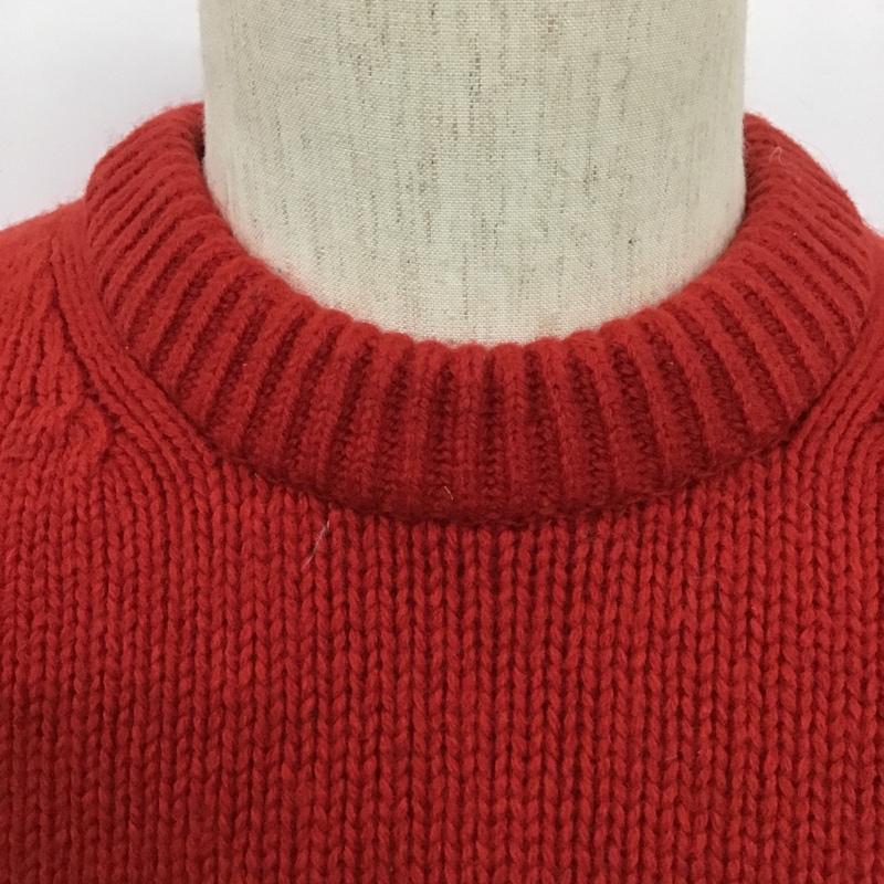トミーヒルフィガー TOMMY HILFIGER ニット、セーター 長袖 長袖ニット リブニット セーター クルーネックカットソー セーター XL ボーダー柄 赤 / レッド / X 緑 / グリーン / X 黄 / イエロー / メンズ USED 古着 中古 10102066