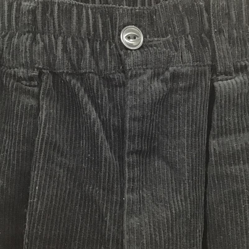 ディージーワイ D*g*y ボトムス ボトムス D5882R3 コーデュロイパンツ ワイド サーカスパンツ M 無地 黒 / ブラック /  レディース USED 古着 中古 10102094
