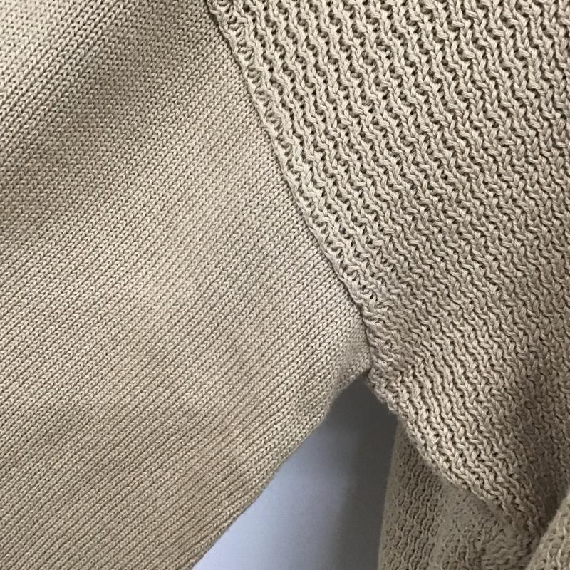 マウジー MOUSSY カーディガン 長袖 010DSH70-0380 TRIM END SHORT CARDIGAN バルーンスリーブ FREE 無地 ベージュ / ベージュ / レディース USED 古着 中古 10102122