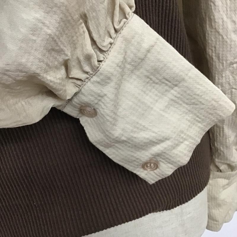 アルシーヴ archives カットソー 長袖 長袖カットソー クルーネックカットソー ロングスリーブカットソー 無地 茶 / ブラウン /  レディース USED 古着 中古 10102130