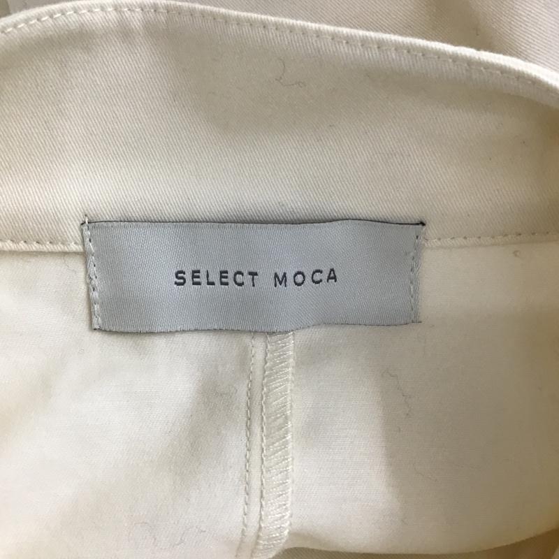 セレクトモカ select MOCA ジャケット、上着 ジャンパー、ブルゾン 10007290-1 スタンドカラージャケット 長袖ジャケット カジュアルジャケット FREE 無地 白 / ホワイト / レディース USED 古着 中古 10102154