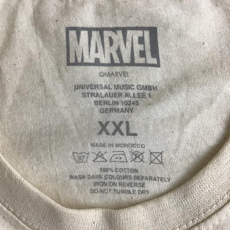 古着 USED Tシャツ 半袖 GROOT マーベル 映画 XXL プリント アイボリー / アイボリー / メンズ USED 古着 中古 10102226