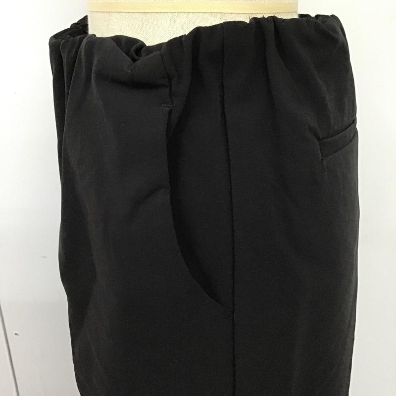 ジーナシス JEANASIS ボトムス ボトムス JS050136AD インベルト ワイドパンツ FREE 無地 黒 / ブラック /  レディース USED 古着 中古 10102231