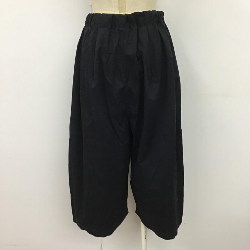 ニコアンド niko and... ボトムス ボトムス ST83DL17AD コットンエッグパンツ ワイドパンツ 3 無地 紺 / ネイビー /  レディース USED 古着 中古 10102233