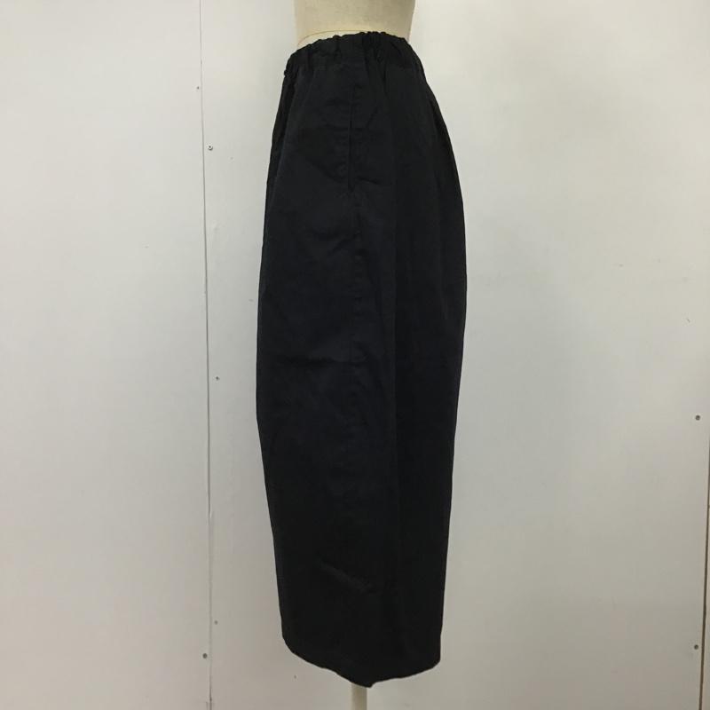ニコアンド niko and... ボトムス ボトムス ST83DL17AD コットンエッグパンツ ワイドパンツ 3 無地 紺 / ネイビー /  レディース USED 古着 中古 10102233