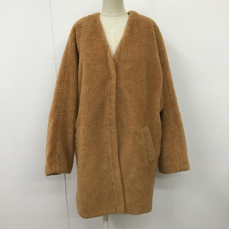 スライ SLY コート コート一般 ボアコート FREE 無地 茶 / ブラウン / レディース USED 古着 中古 10102239