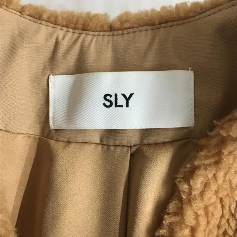 スライ SLY コート コート一般 ボアコート FREE 無地 茶 / ブラウン / レディース USED 古着 中古 10102239