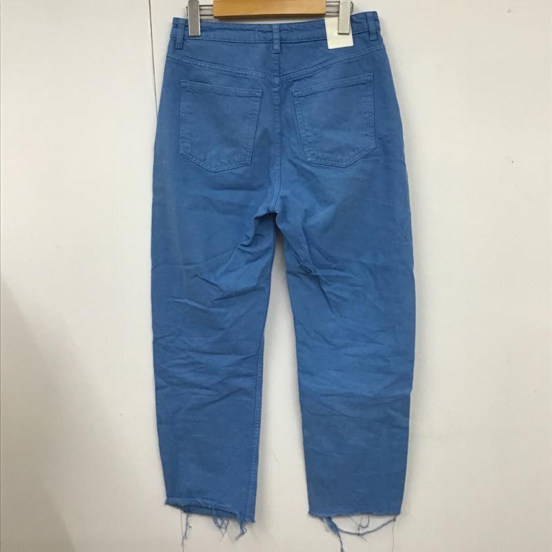 ザラ ZARA パンツ デニム、ジーンズ 38 無地 水色 / ライトブルー /  レディース USED 古着 中古 10102241