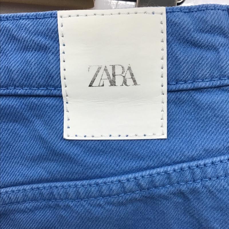 ザラ ZARA パンツ デニム、ジーンズ 38 無地 水色 / ライトブルー /  レディース USED 古着 中古 10102241