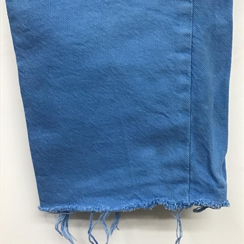 ザラ ZARA パンツ デニム、ジーンズ 38 無地 水色 / ライトブルー /  レディース USED 古着 中古 10102241