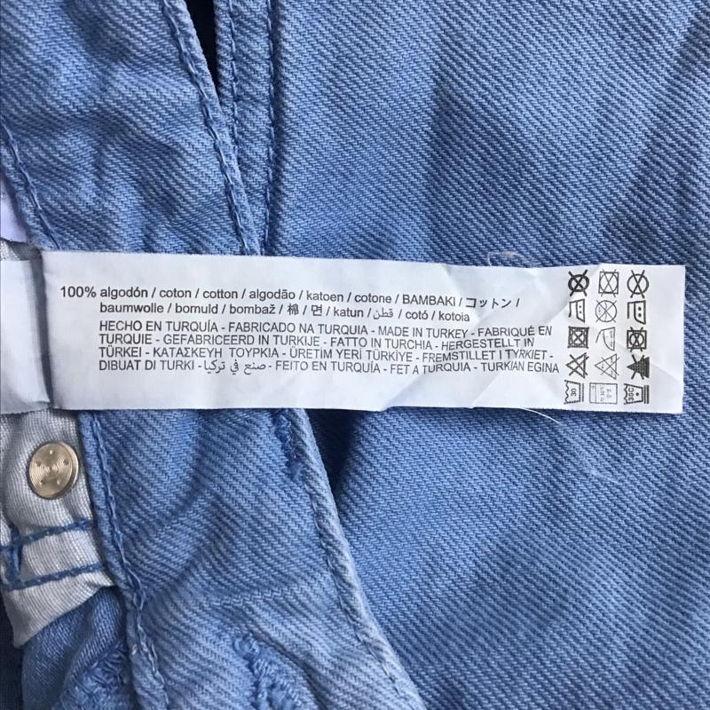 ザラ ZARA パンツ デニム、ジーンズ 38 無地 水色 / ライトブルー /  レディース USED 古着 中古 10102241