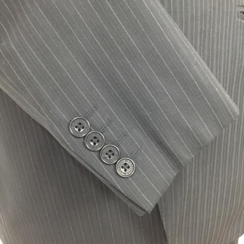 バーバリーブラックレーベル BURBERRY BLACK LABEL セットアップ セットアップ BMD17-504-09 スーツ ジャケット スラックス 36R ストライプ 黒 / ブラック / メンズ USED 古着 中古 10102276