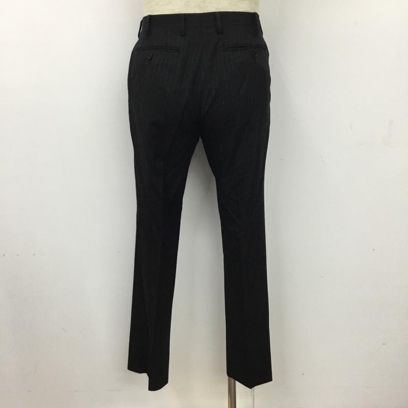 バーバリーブラックレーベル BURBERRY BLACK LABEL セットアップ セットアップ BMD17-504-09 スーツ ジャケット スラックス 36R ストライプ 黒 / ブラック / メンズ USED 古着 中古 10102276
