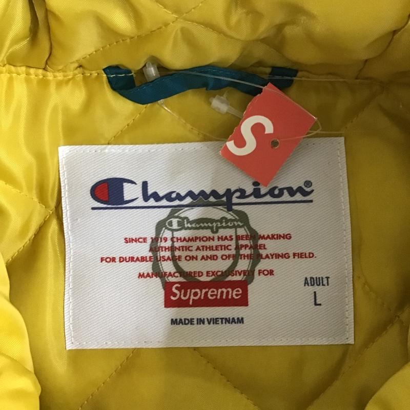 シュプリーム Supreme コート コート一般 Champion Pullover Parka 中綿入り アノラックパーカー L ロゴ、文字 マルチカラー / マルチカラー / メンズ USED 古着 中古 10102310