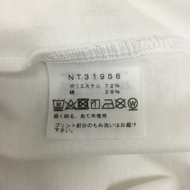 ザノースフェイス THE NORTH FACE Tシャツ 半袖 NT31956 XL プリント X ロゴ、文字 白 / ホワイト / メンズ USED 古着 中古 10102323