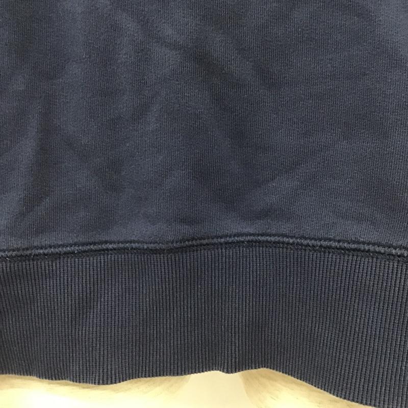 トミーヒルフィガー TOMMY HILFIGER トレーナー 長袖 XL 無地 紺 / ネイビー / メンズ USED 古着 中古 10102326