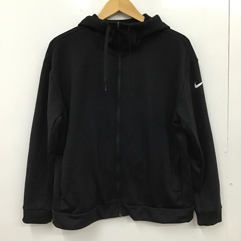 ナイキ NIKE ジャケット、上着 ジャケット、ブレザー 長袖ジャージジャケット AH8898-010 M 無地 黒 / ブラック / レディース USED 古着 中古 10102338