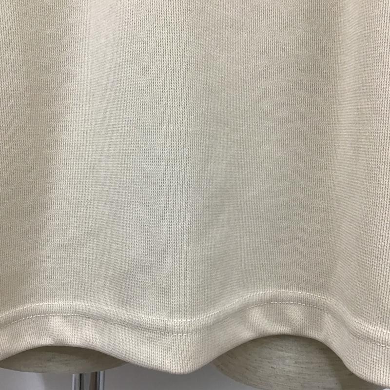キャスパージョン CASPER JOHN ポロシャツ 長袖 M 無地 ベージュ / ベージュ / メンズ USED 古着 中古 10102342