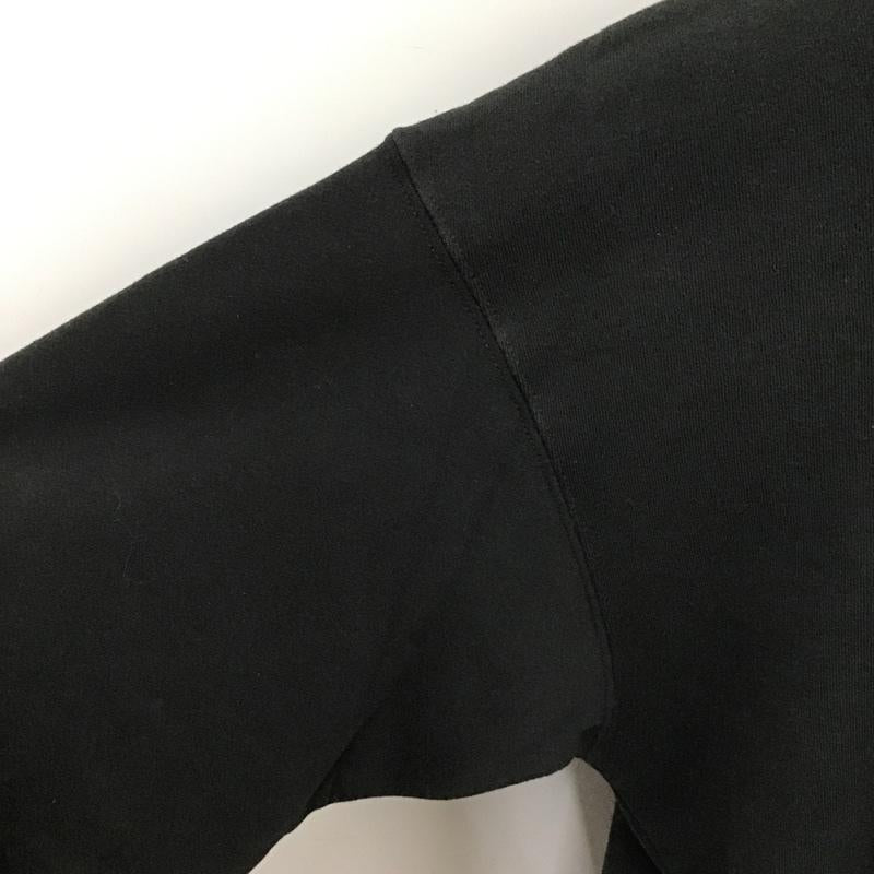 エッセンシャルズ ESSENTIALS トレーナー 長袖 L プリント X ロゴ、文字 黒 / ブラック / メンズ USED 古着 中古 10102344