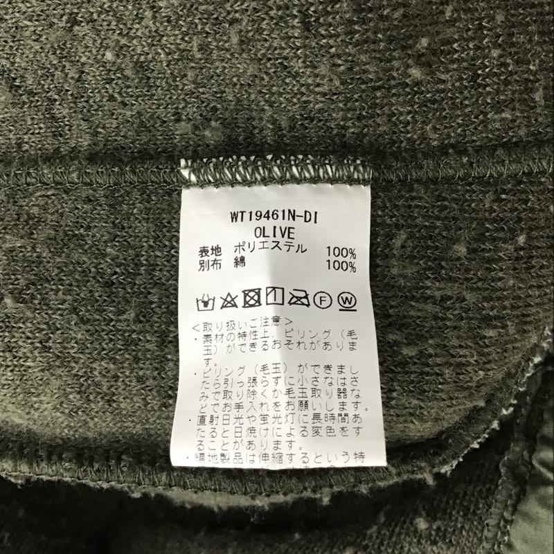 ワイルドシングス WILD THINGS コート コート一般 WT19461N-DI ノーカラーボアコート ミリタリー S 無地 カーキ / カーキ / メンズ USED 古着 中古 10102354